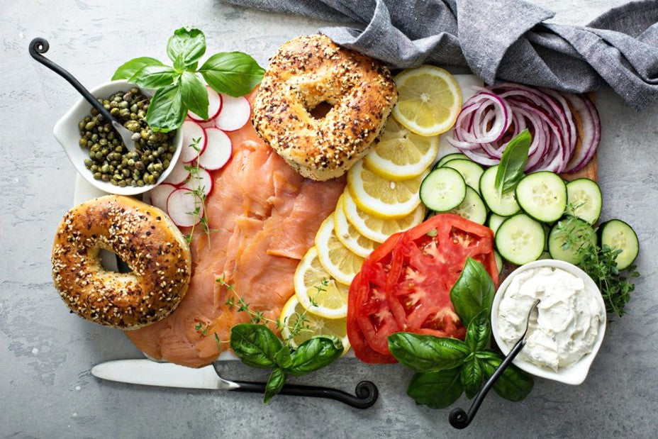 Lox and Bagels 10"  Anytime board!